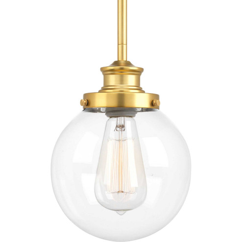 Penn One Light Pendant in Natural Brass (54|P5067-137)