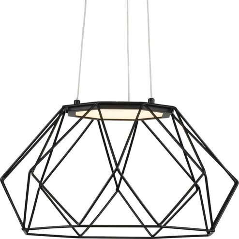 Geodesic LED LED Pendant in Matte Black (54|P500319-031-30)