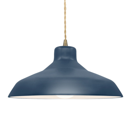 Radiance One Light Pendant in Midnight Sky (102|CER-6265-MID-ABRS-BEIG-TWST)