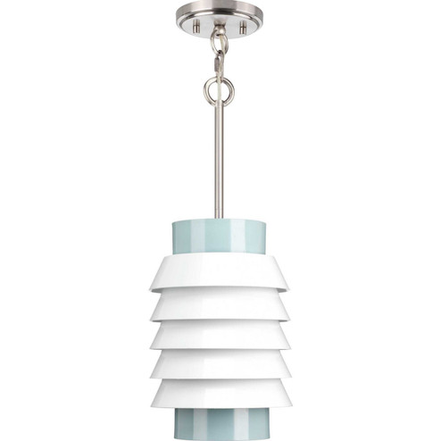 Point Dume-Onshore One Light Pendant in Brushed Nickel (54|P500194-009)
