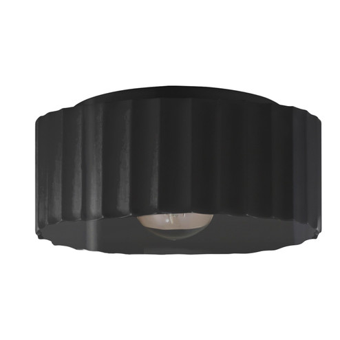 Radiance One Light Outdoor Flush Mount in Gloss Black (102|CER-6187W-BLK) Radiance One Light Outdoor Flush Mount in Gloss Black (102|CER-6187W-BLK)