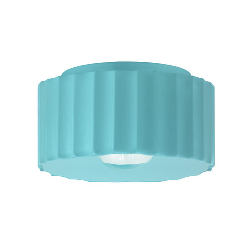 Radiance One Light Outdoor Flush Mount in Reflecting Pool (102|CER-6185W-RFPL)