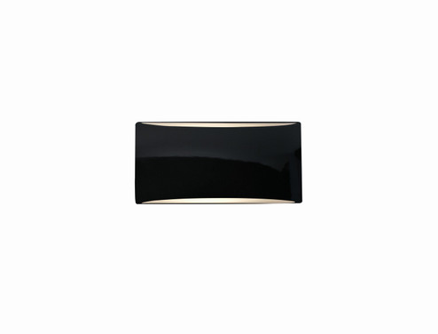 Ambiance One Light Wall Sconce in Gloss Black w/ Matte White (102|CER-5760-BKMT)