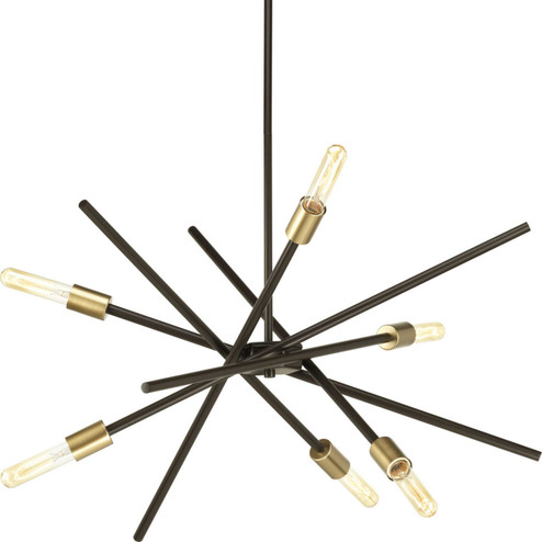 Astra Six Light Chandelier in Antique Bronze (54|P400108-020)