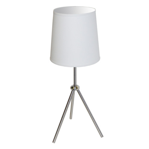 Oversized Drum One Light Table Lamp in Satin Chrome (216|OD3T-S-790-SC)