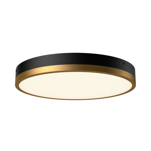 Adelaide LED Flush Mount in Aged Gold/Matte Black (452|FM554215AGMB-5CCT)