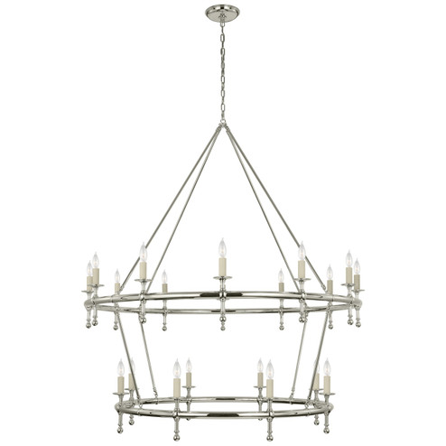 Classic LED Chandelier in Polished Nickel (268|CHC 5825PN)