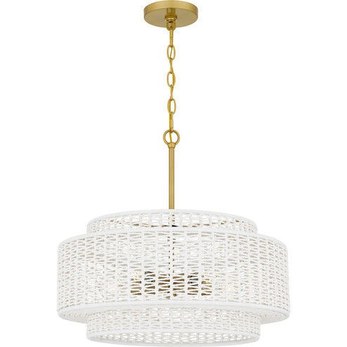 Quoizel Pendant Five Light Pendant in Brushed Gold (10|QP6161BRG)
