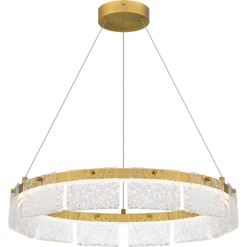 Alice LED Pendant in Brushed Gold (10|PCACE2824BRG)