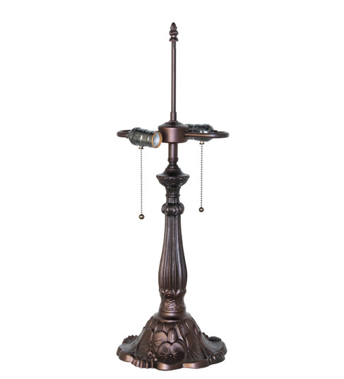 Lily Two Light Table Base in Mahogany Bronze (57|274412)
