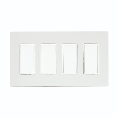 4 SINGLE, ON/OFF SWITCH, WHITE in White (40|EFSSPW4)
