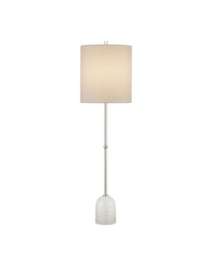 One Light Table Lamp in Clear Crackle/Polished Nickel (142|6000-0950)