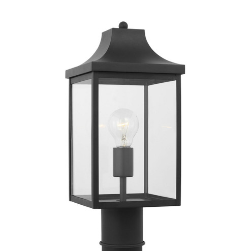 Saybrook One Light Post Lantern in Textured Black (1|GLO1051EN3/TXB)