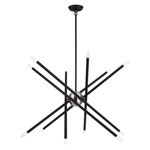 Soho 12 Light Chandelier in Black (107|47007-04)
