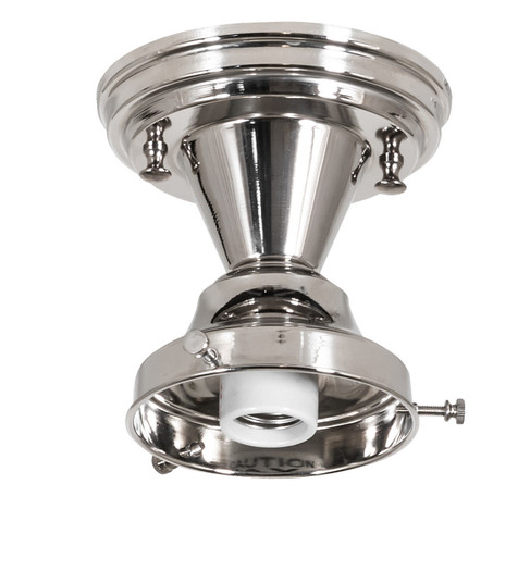 Revival One Light Semi-Flushmount Hardware in Polished Nickel (57|145904)