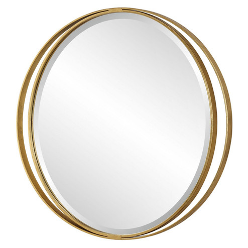 Rhodes Mirror in Antiqued Gold Leaf (52|09991)