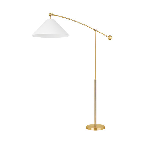 Birdie One Light Floor Lamp in Aged Brass (428|HL696401-AGB)