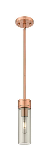 Downtown Urban One Light Mini Pendant in Antique Copper (405|617-1S-AC-G617-8SM)
