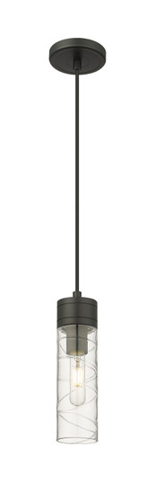 Downtown Urban One Light Mini Pendant in Matte Black (405|617-1P-BK-G617-8DE)