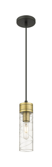 Downtown Urban One Light Mini Pendant in Black Antique Brass (405|617-1P-BAB-G617-8DE)