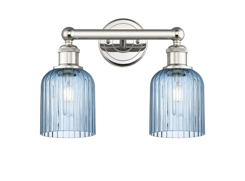 Edison Two Light Bath Vanity in Polished Nickel (405|616-2W-PN-G559-5BL)