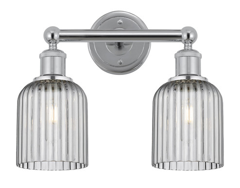 Edison Two Light Bath Vanity in Polished Chrome (405|616-2W-PC-G559-5SM)