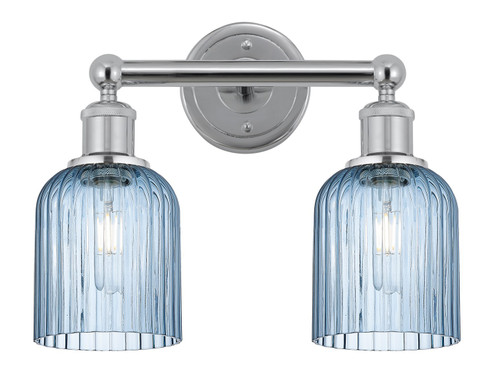 Edison Two Light Bath Vanity in Polished Chrome (405|616-2W-PC-G559-5BL)