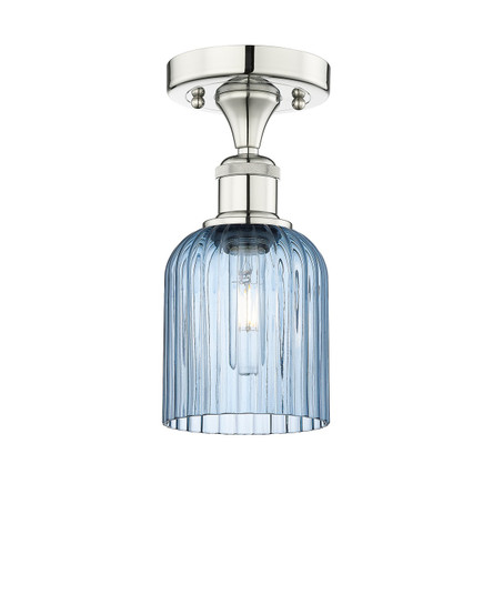 Edison One Light Semi-Flush Mount in Polished Nickel (405|616-1F-PN-G559-5BL)