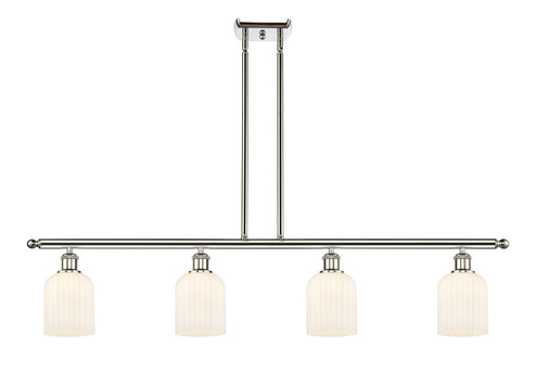 Ballston Four Light Island Pendant in Polished Nickel (405|516-4I-PN-G559-5GWH)