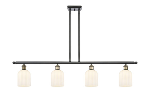 Ballston Four Light Island Pendant in Black Antique Brass (405|516-4I-BAB-G559-5GWH)