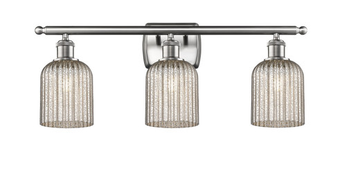 Ballston Three Light Bath Vanity in Brushed Satin Nickel (405|516-3W-SN-G559-5ME)