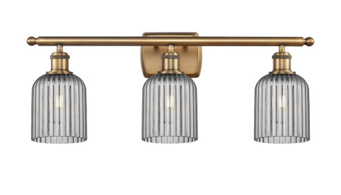 Ballston Three Light Bath Vanity in Brushed Brass (405|516-3W-BB-G559-5SM)
