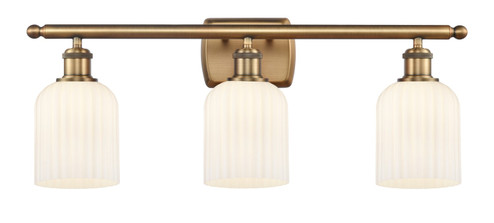 Ballston Three Light Bath Vanity in Brushed Brass (405|516-3W-BB-G559-5GWH)