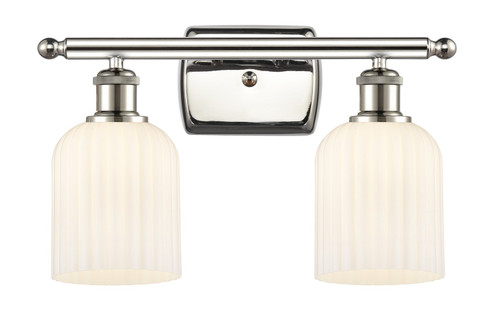 Ballston Two Light Bath Vanity in Polished Nickel (405|516-2W-PN-G559-5GWH)