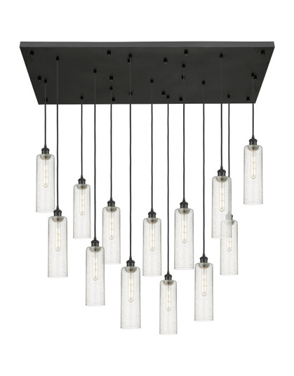 Downtown Urban 13 Light Pendant in Matte Black (405|154BK-B-13P-BK-G434-12SDY)