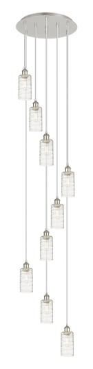 Downtown Urban Nine Light Pendant in Polished Nickel (405|119B-9P-PN-G434-7DE)