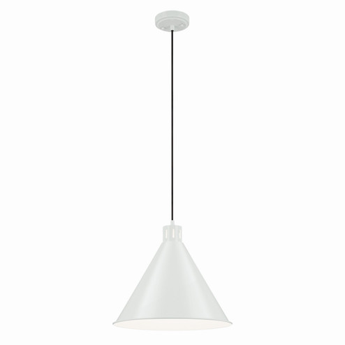 Zailey One Light Pendant in White (12|52177WH)