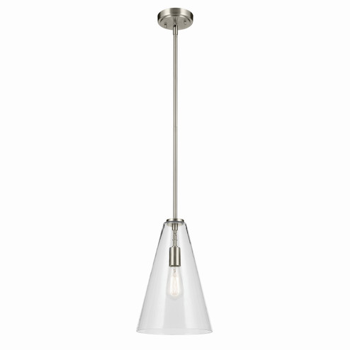 Everly One Light Pendant in Brushed Nickel (12|42199NI)