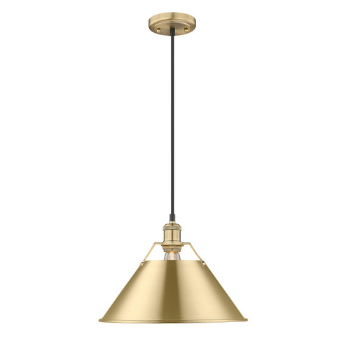 Orwell One Light Pendant in Brushed Champagne Brass (62|3306-L BCB-BCB)