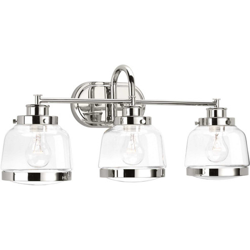 Judson Three Light Bath in Polished Nickel (54|P300082-104)