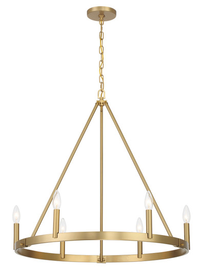 Dutton Six Light Chandelier in Signature Brass (7|1715-894)