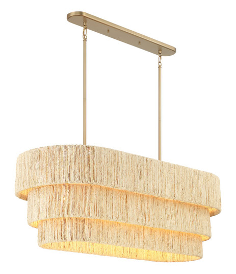 Caviana Five Light Pendant in Signature Brass (7|1227-894)