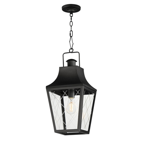 Storybook One Light Outdoor Pendant in Black (16|30369CLBK)