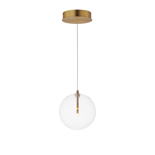 Global LED Pendant in Natural Aged Brass (86|E25071-18NAB)