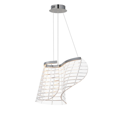 Tartan LED Pendant in Polished Chrome (86|E24812-82PC)