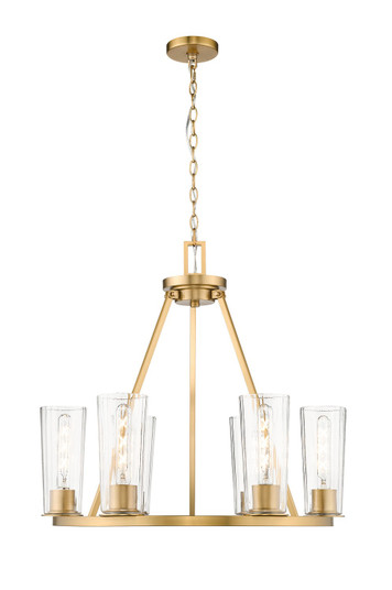 Titus Six Light Chandelier in Modern Gold (224|826-6MGLD)