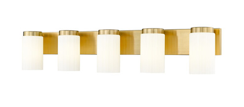 Burk Five Light Vanity in Luxe Gold (224|746-5V-LG)