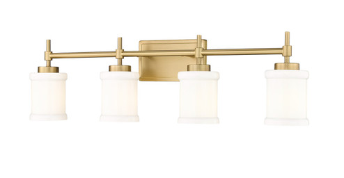 Cadoc Four Light Vanity in Modern Gold (224|622-4V-MGLD)