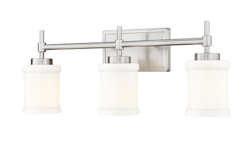 Cadoc Three Light Vanity in Brushed Nickel (224|622-3V-BN)