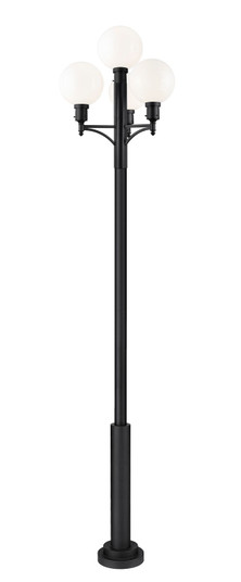 Laurent One Light Outdoor Post Mount Fixture in Black (224|597PHB-4-5010P-BK)